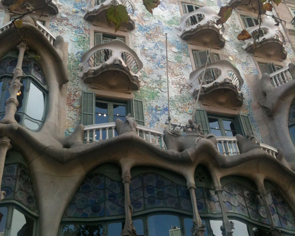 Casa Battlo in Barcelona by Antonio Gaudi